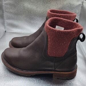 LL Bean East Point Chelsea Boots Womens 6 Pull On Ankle Bootie Shoes 504770